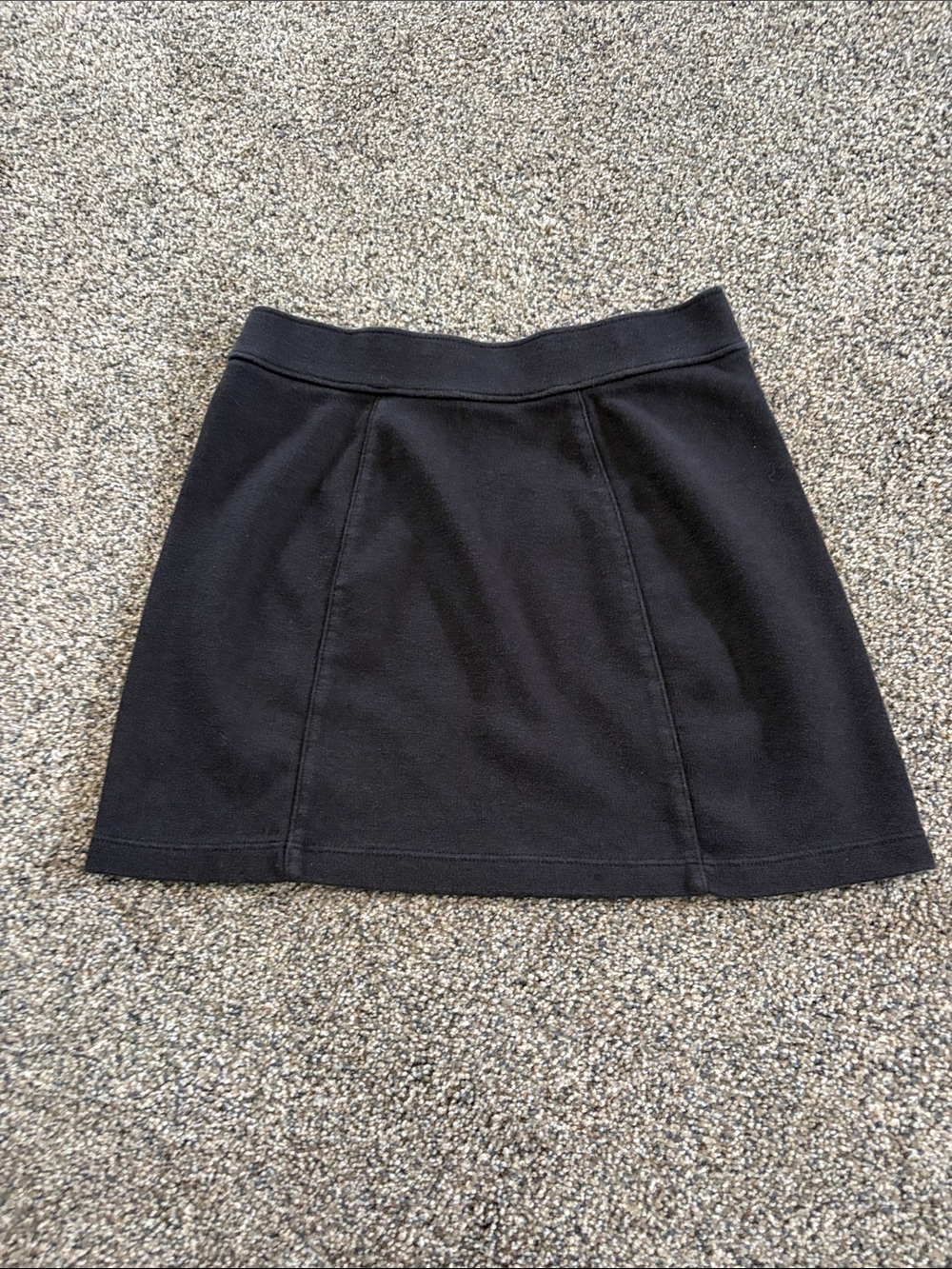 Faded Glory Black Girls A-Line Skirt Size Medium 7-8